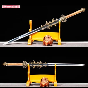 诛邪裂魄剑 Chinesisches KUNGFU Schwert Funktionssäbel Scharf Manganstahl Cosplay Y1598 - Bild 1 von 10