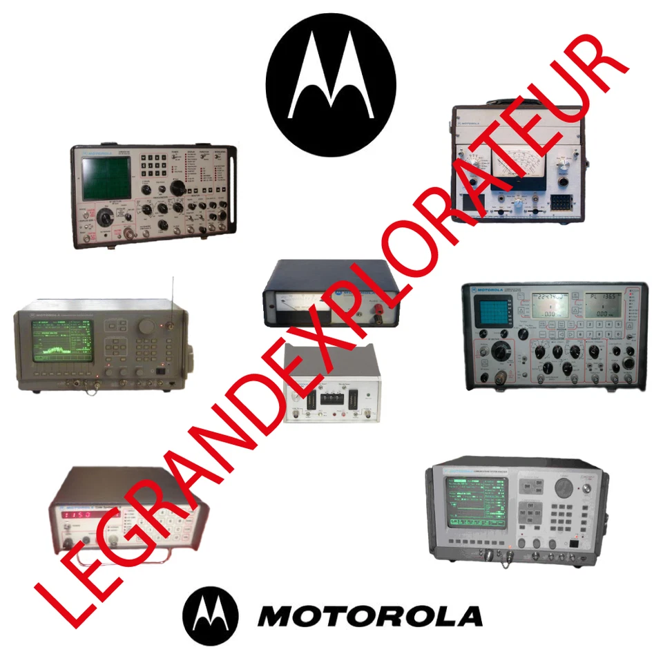 Ultimate Motorola  R2001A B C D  R2550  R2600  Operation & Service manual on DVD - Image 1 of 1