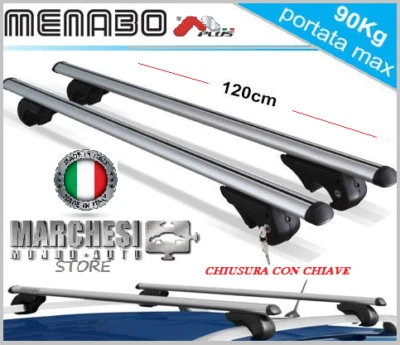 BARRE PORTATUTTO PORTAPACCHI FORD TRANSIT COURIER 2014 IN POI CON RAILS APERTI - Immagine 1 di 4