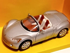 Maisto 1/24 Diecast Car Road & Track Open Box New Plymouth Convertible Silver - Picture 1 of 11