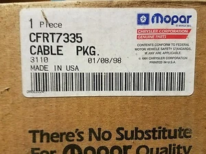 NOS OEM Mopar CFRT7335 Cable Pakage - Picture 1 of 2