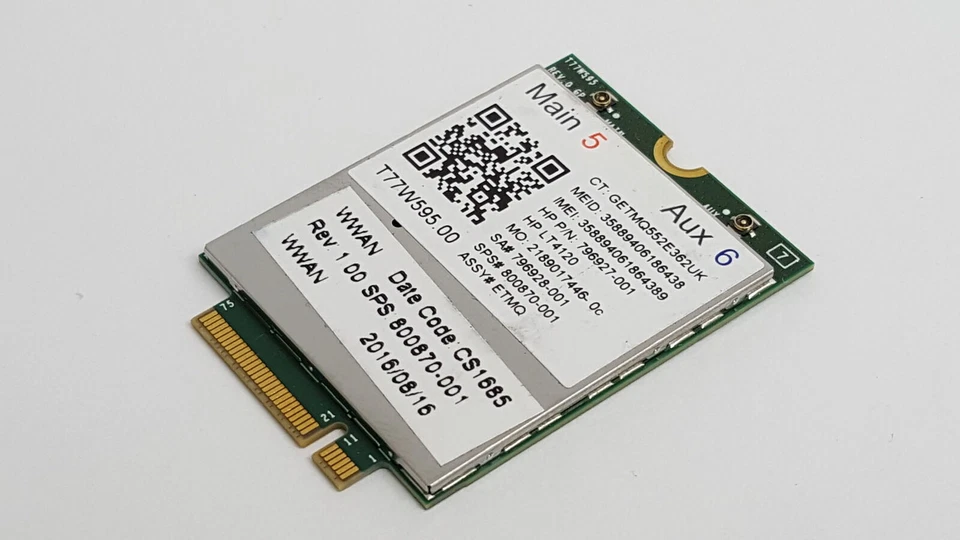  Для HP Probook/EliteBook 800870-001 4G LT4120 WWAN модуль 796927-001 796928-001 - Изображение 1 из 3