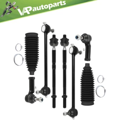 8Pcs Front Outer Inner Tie Rod End Sway Bar End Link For 2011-2018 Ford Fiesta - Image 1 of 4