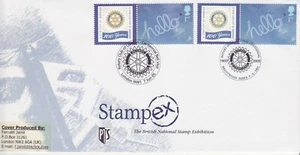 GB Stamps Souvenir Cover Rotary Club of London Centennial Bell, Stampex 2005 - Picture 1 of 1