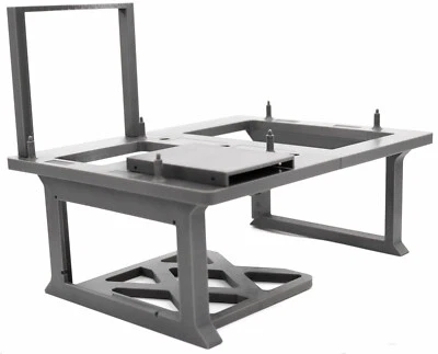 PC Test Bench mit GPU Support, SSD Fach 2,5'  PETG in Grau - Bild 1 von 4