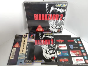 Bio Hazard 2 Resident Evil 2 w/OBI, Manual and Sticker PlayStation PS Japan - Picture 1 of 7