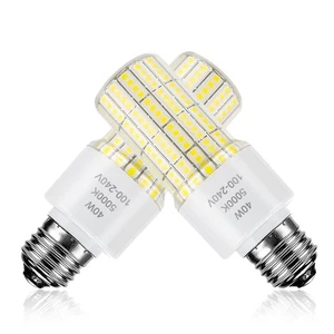 2 Pack 40W Led Light Bulb(300W Equivalent) 5000 Lumens 5000K Daylight White L... - Picture 1 of 6