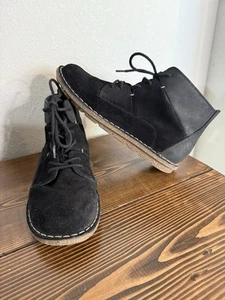 Clarks Tamitha Key Damen-Halbstiefel schwarz Größe 7 Booties Veloursleder - Bild 1 von 8