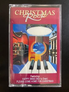 Christmas Rock Cassette 1992 Silver Bells Label Happy Xmas (War is Over) - Foto 1 di 5