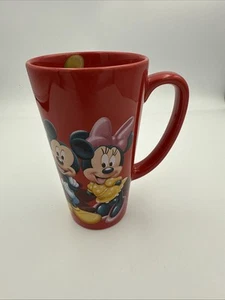 Mickey and Friends Tall Coffee Mug - Disney Store Daisy Goofy Donald Duck Pluto - Picture 1 of 11