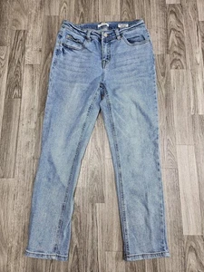 Kensie Jeans Damen 6/28 blau The Effortless Skinny Crop Denim Hose distressed - Bild 1 von 13