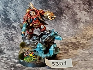 Warhammer 40k Leagues of Votann Khal Scenic Base Painted NOS TPJM - Picture 1 of 6