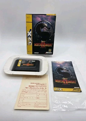 Japanese Mortal Kombat II 2 Super 32X Sega Mega Drive Complete Rare US Seller  - Image 1 of 4