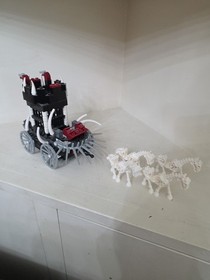 INCOMPLETE Lego Castle Skeletons&rsquo; Prison Carriage Set 7092