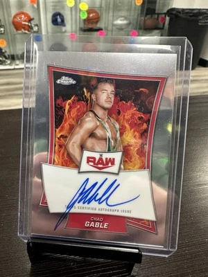 2025 Topps Chrome WWE Wrestling Chad Gable Auto #RBA-CHA - Image 1 of 2