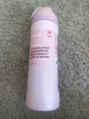 Nuevo Starbucks Owala Limited Rosa Acero Inoxidable 24oz Botella Vacaciones 🎁 2025 Foto 1 de 2