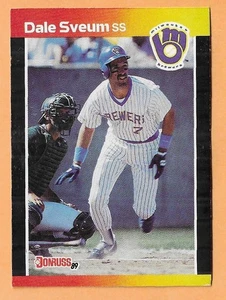 DAVE SVEUM MILWAUKEE BREWERS #146 - DONRUSS 1989 - Picture 1 of 2