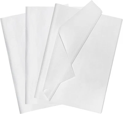 120 Sheets 20"X14" White Tissue Paper for Gift Bags Wrapping, Art  - Image 1 of 4