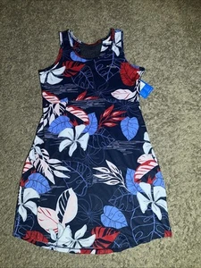 Women's Columbia Midway Bay Blue Omni-Freeze Tank Dress Size Small MSRP $55 - Picture 1 of 8
