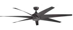 Kichler 310115 Lehr 80" Indoor / Outdoor Ceiling Fan - Black - Picture 1 of 11