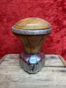 ✨ Barn Find ✨ Vtg Marbled Bakelite Steering Wheel Suicide Spinner Knob - Bild 1 von 10