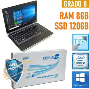 Notebook Dell Latitude E6330 I5 13,3 " 8GB 120GB SSD Windows 10 Batt Neuf - Photo 1/5