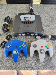 Paquete de sistema de consola Nintendo 64 N64 NUS-001 probado funcionando - Imagen 1 de 11