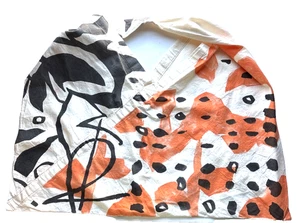 Handcrafted Canvas Art Painted Large Bag Tote Beach Shopping Reusable 28"x16" - Picture 1 of 6