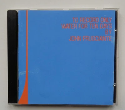 John Frusciante - To Record Only Water for Ten Days [2001] CD Foto 1 de 4