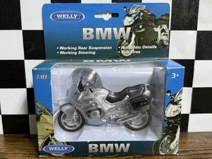 BMW Motorcycle Scale 1:18 R1100 RT - WELLY Diecast Model - Picture 1 of 6