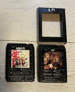 ABBA 8 Track The Album & Self Titled Music 1975 & 1977 Atlantic Lot 2 - Imagen 1 de 4