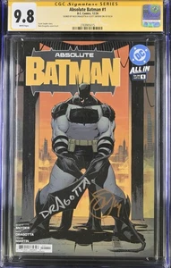 š„Absolute Batman #1 CGC Signature Series 1st Print SIGNED Snyder & Dragottaš„ - Picture 1 of 1