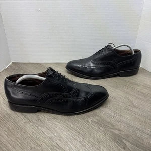 Allen Edmonds Chester 1903 schwarz Balmoral Budapester Leder Oxford Herren 10E - Bild 1 von 8