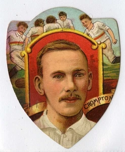 (Gd4055) J. Baines Rugby Football shield card, Bradford , J.H.Crompton c1893 - Picture 1 of 4