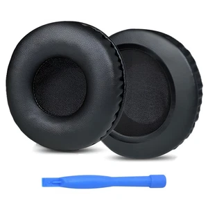 Almohadillas de repuesto para Skullcandy Hesh/Hesh 2 - cuero proteico negro - Imagen 1 de 5
