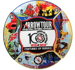 Juego de parches OA Arrowtour Region - Orden de la Flecha 2015 - Imagen 1 de 1