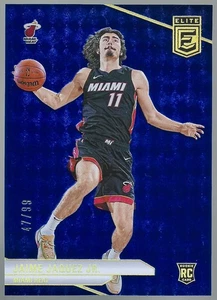 2023-24 Panini Donruss Elite Blue Jaime Jaquez Jr Rookie Parallel #237 #'d 47/99 - Picture 1 of 2