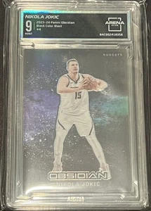 2023-24 Panini Obsidian Nikola Jokic Black Color Blast #4 - Picture 1 of 2