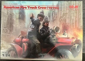 ICM 1/24 AMERICAN FIRE TRUCK CREW (1910'S) KIT 24006 - Picture 1 of 2