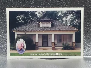 President Jimmy Carter's Boyhood Home Plains, Georgia Non-Topographical Postcard - Picture 1 of 2