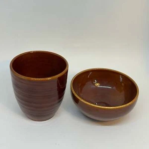 Vintage POOLE POTTERY Montacute Charter Mug & Cereal Bowl Set - Picture 1 of 4