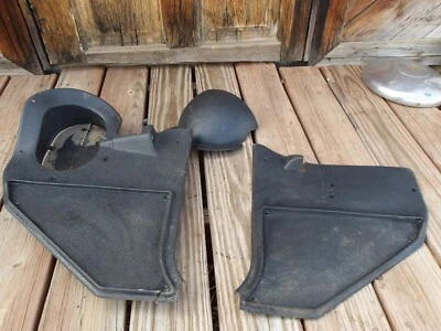 1973-1988 Chevrolet GMC Truck OEM Black Kick Panels with A/C - Image 1 of 4