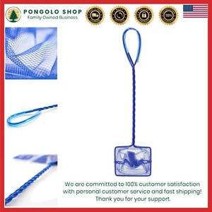 Ergonomic 3" Aquarium Fish Net with Strong Handle - Assorted Colors Available - Picture 1 of 9