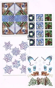 RARE CREATIVE MEMORIES SNOWY DAY LASER STICKERS BNIP & NLA - Picture 1 of 2