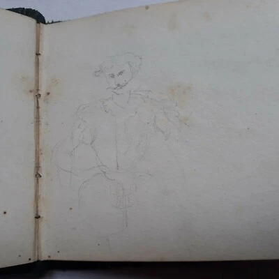 PAUL BAUDRY CARNET DE NOTES ET DE CROQUIS ROME 1851 - Photo 1/4