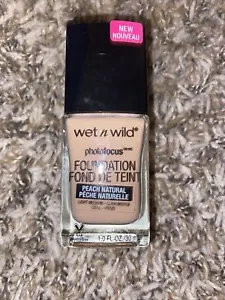 Wet N Wild Photo Focus Foundation 367C Peach Natural 1 fl. oz. NEW - Picture 1 of 2