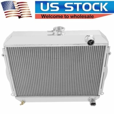 RADIADOR ALUMINIO 3 FILAS DPI435 APTO 1971 1972 1973 1974 Toyota Corolla Foto 1 de 4