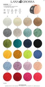 Lana Grossa Ecopuno Baumw. Schurw. Alpaka Mengenrabatt 3-11% - Bild 1 von 76