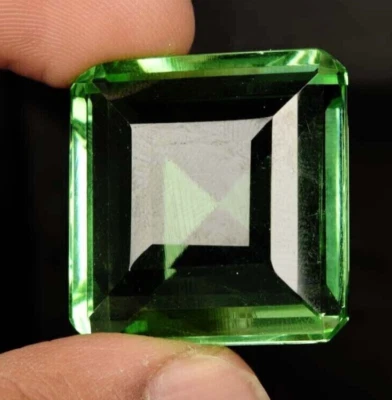 AAA+ Large Amethyst 52.10 Ct. Square Cut Faceted Loose Gemstone @Christmas Gift - Image 1 of 4