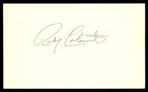 Rocky Colavito Baseball Signed Auto Autograph Index Card (no COA) *e1 - Picture 1 of 2